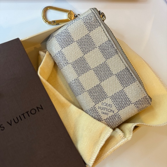 100% Authentic Louis Vuitton Key Pouch Damier - Picture 4 of 5